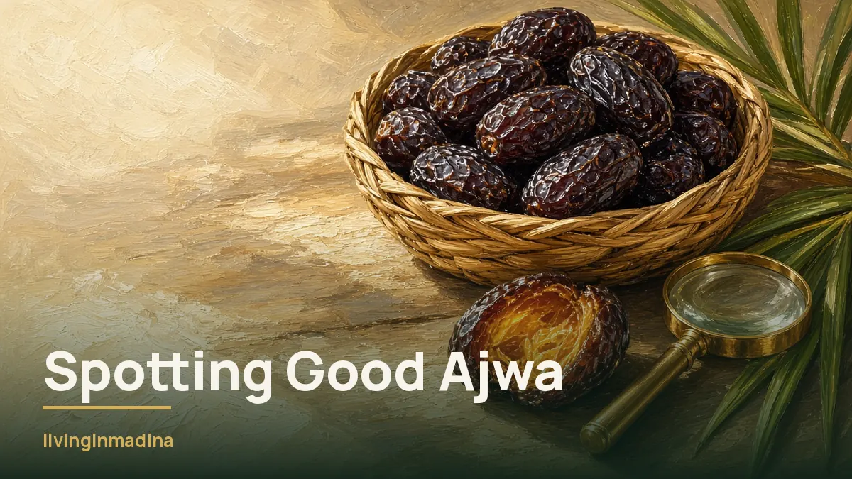 How to Spot Good Ajwa Dates Before You Buy in Madinah